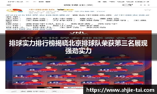 排球实力排行榜揭晓北京排球队荣获第三名展现强劲实力